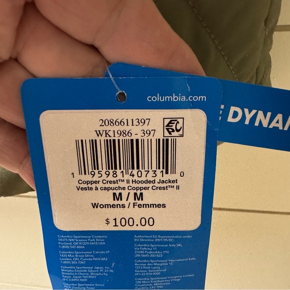 Columbia Copper Crest Hooded Jacket. NWT - Picture 6 of 7